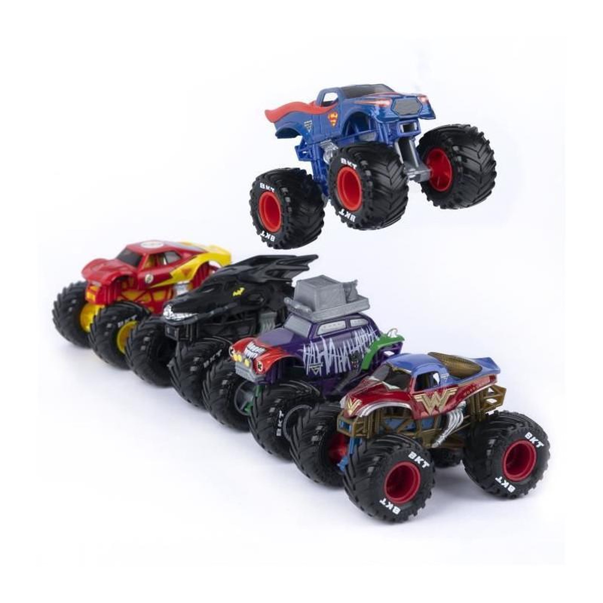 Voir la diapositive 5 : MONSTER JAM PACK DE 5 VEHICULES DIE-CAST 1:64 DC COMICS Monster Jam