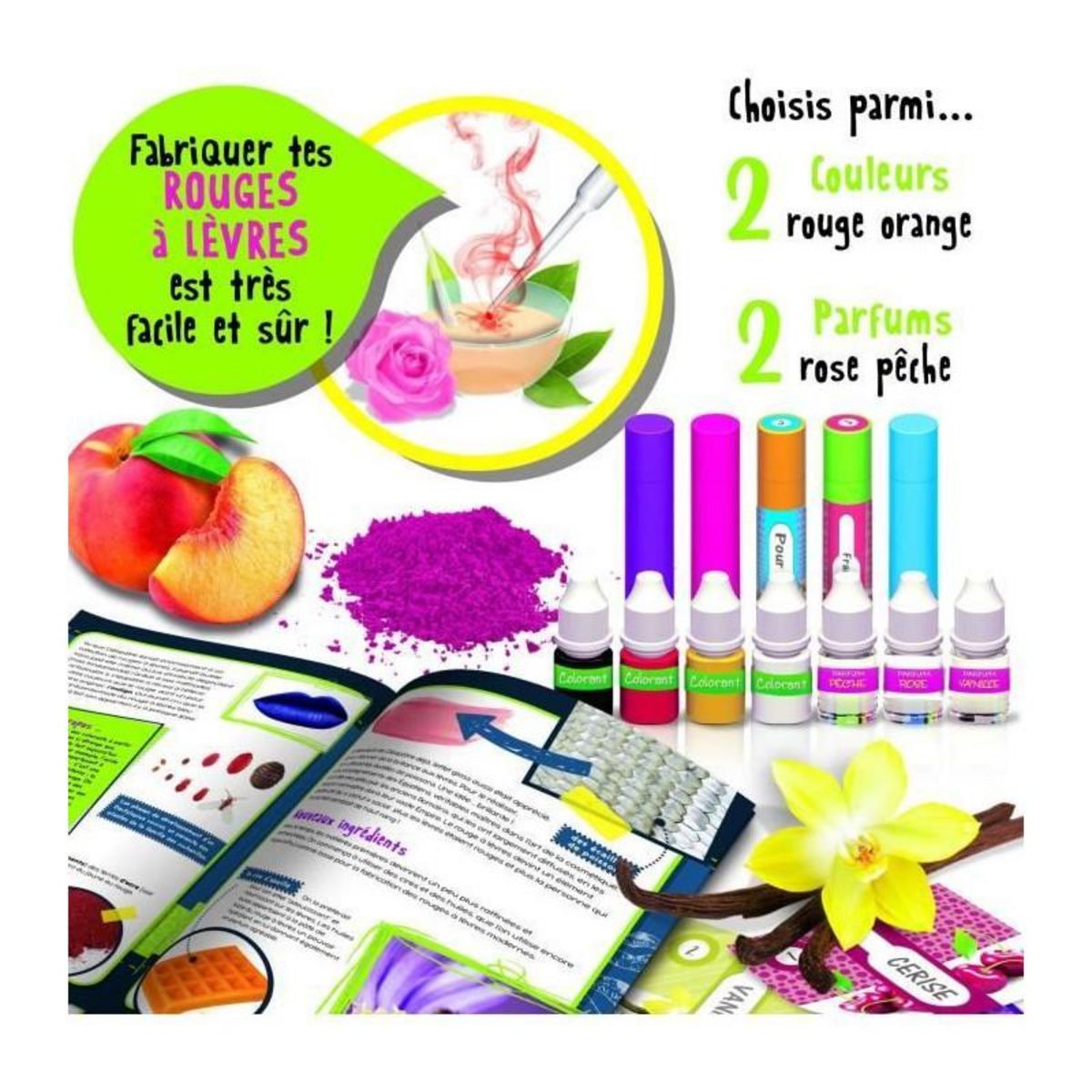 LISCIANI GIOCHI Génius Science - loisirs créatifs - la science des rouges a levres - LISCIANI