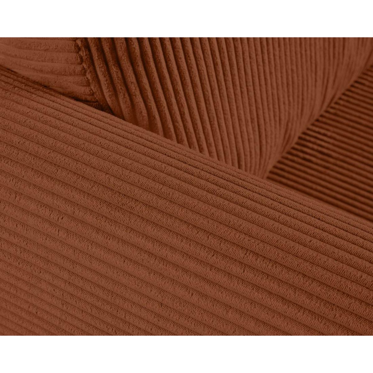 BEST MOBILIER Marilia - canapé 3 places - convertible déplimousse - en velours côtelé