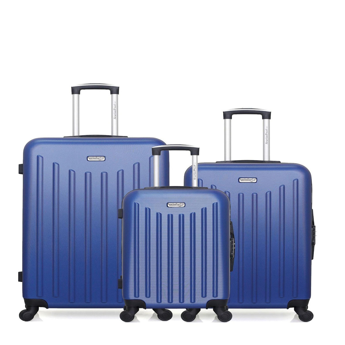 AMERICAN TRAVEL AMERICAN TRAVEL - LOT DE 3 - Valises grand format, weekend et cabine BROOKLYN