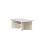 Voir la diapositive 6 : Paris Prix Table Basse Effet Marbre  Alesund  120cm Beige