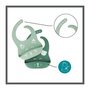Voir la diapositive 3 : BABYMOOV Babymoov Lot de 2 bavoirs en silicone BIBISY, avec poche ventrale