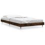 Voir la diapositive 2 : VIDAXL Cadre de lit sans matelas chene fume 90x190cm bois d'ingenierie