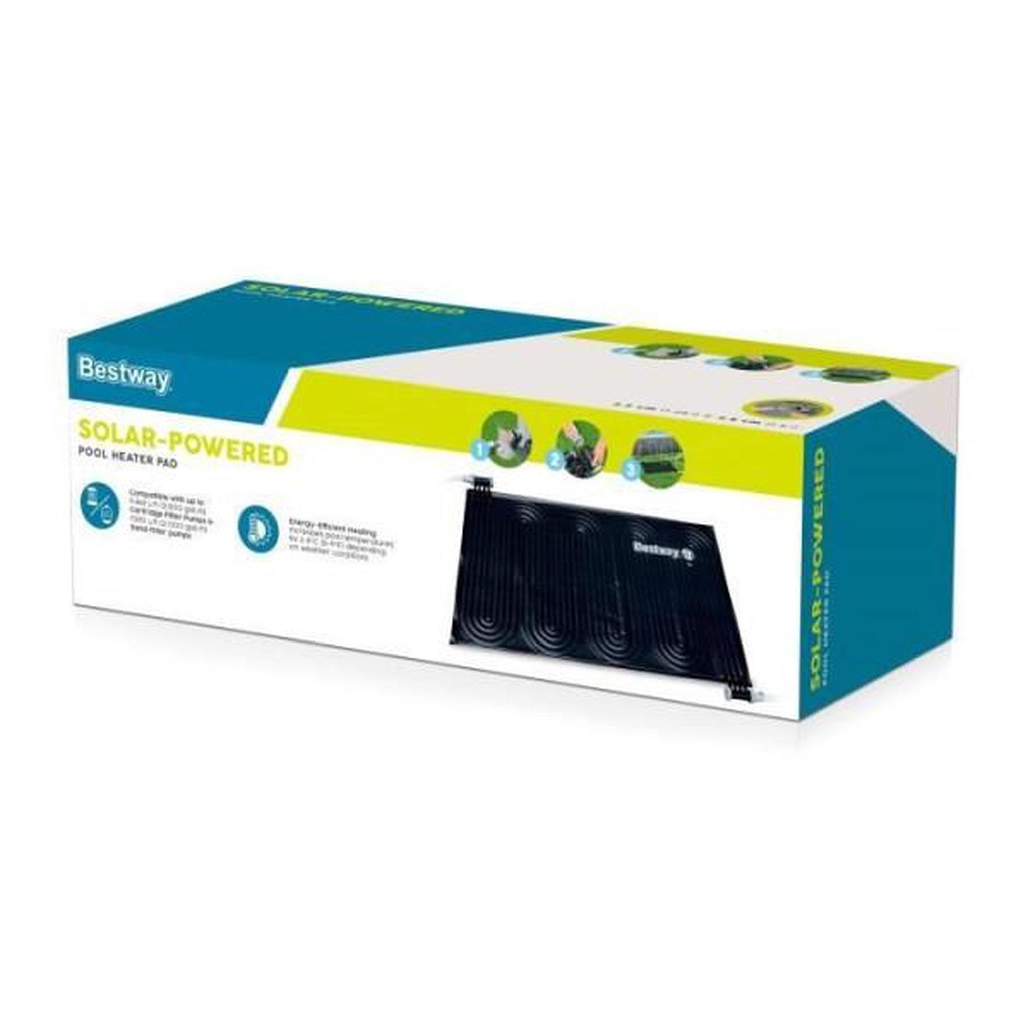 Voir la diapositive 6 : BESTWAY Tapis de solaire chauffant - Bestway - Pour piscine bestway - Noir