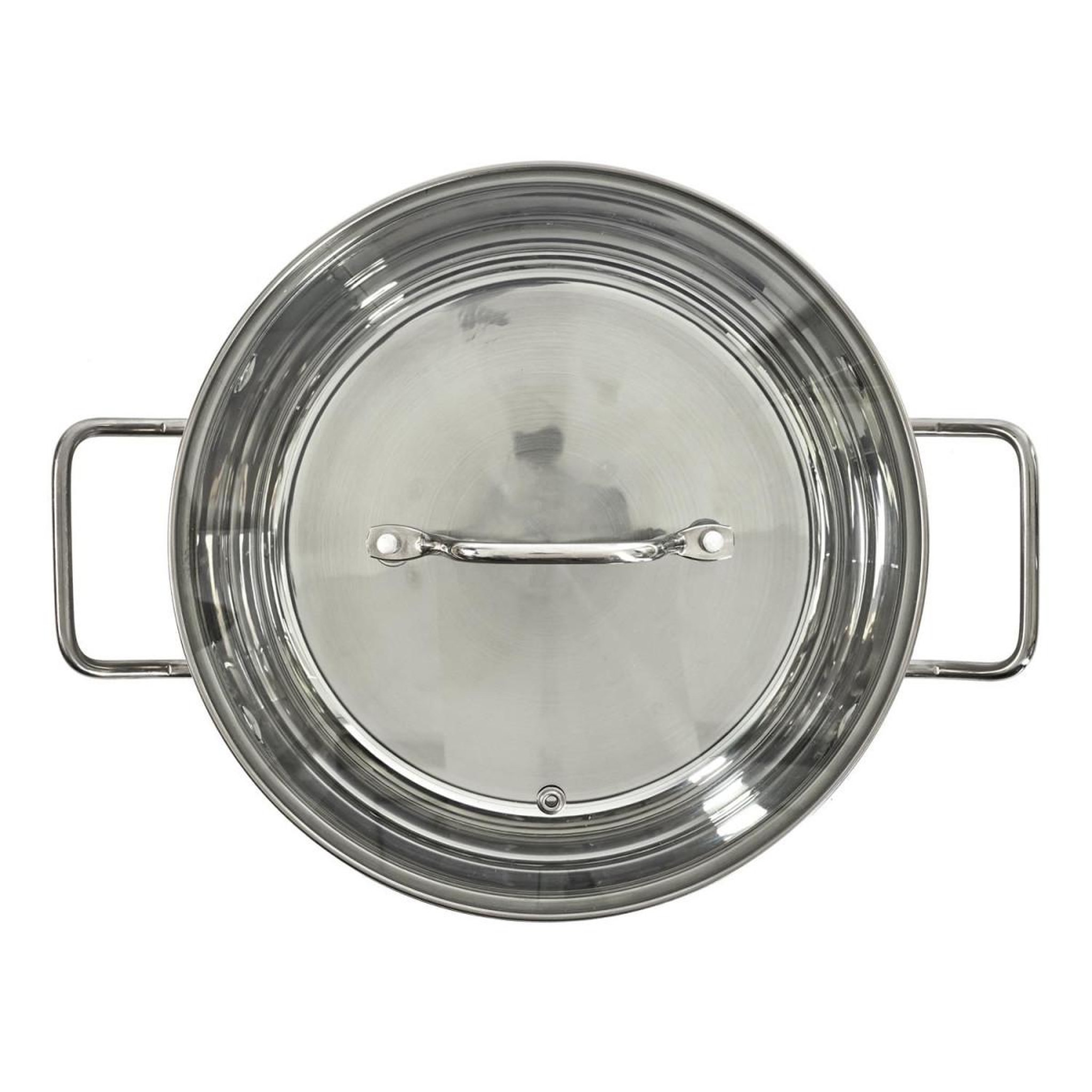 Voir la diapositive 4 : COOK CONCEPT Faitout avec couvercle en verre  inox  28cm argent
