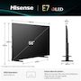 Voir la diapositive 5 : Hisense TV QLED 58E7Q 2025 (146cm)