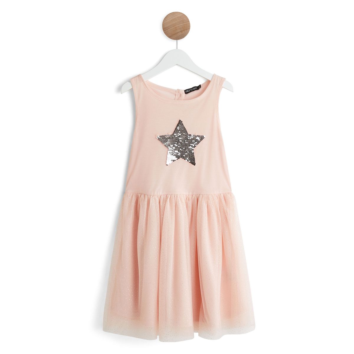 IN EXTENSO Robe fête tulle à sequins reversibles fille