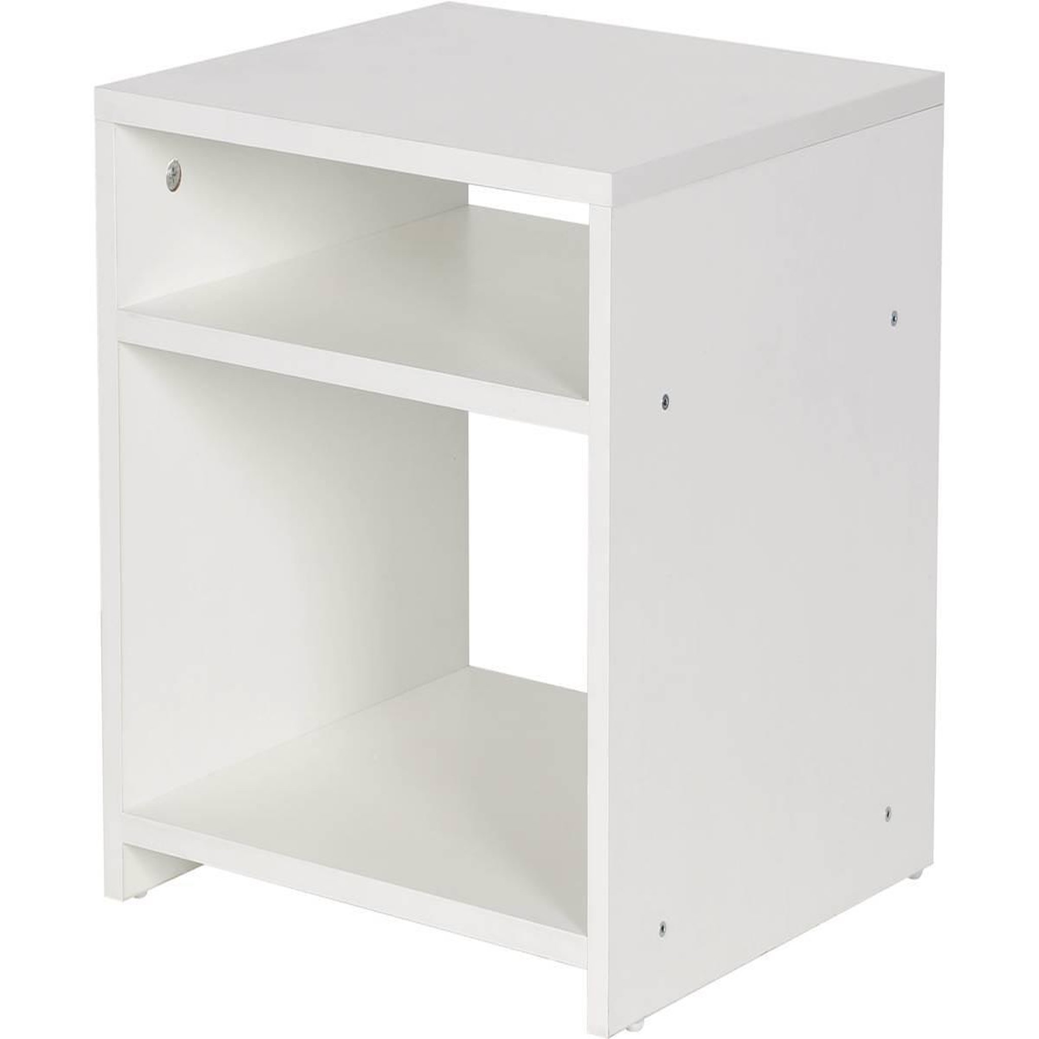 Voir la diapositive 3 : Habitat et Jardin Chevet  york  2 niches - blanc