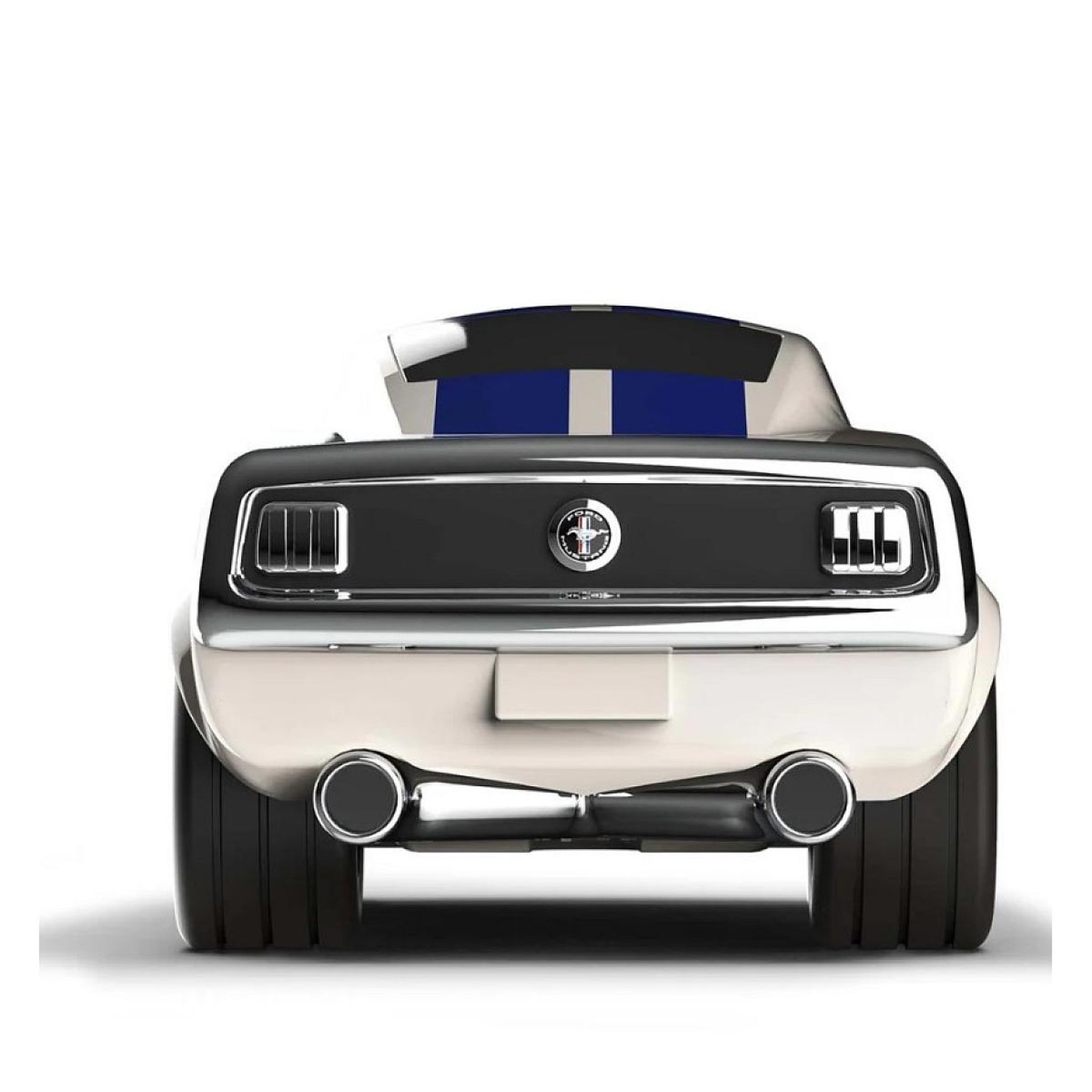 Voir la diapositive 2 : Baghera Véhicule Jouet - Ford Mustang Blanc