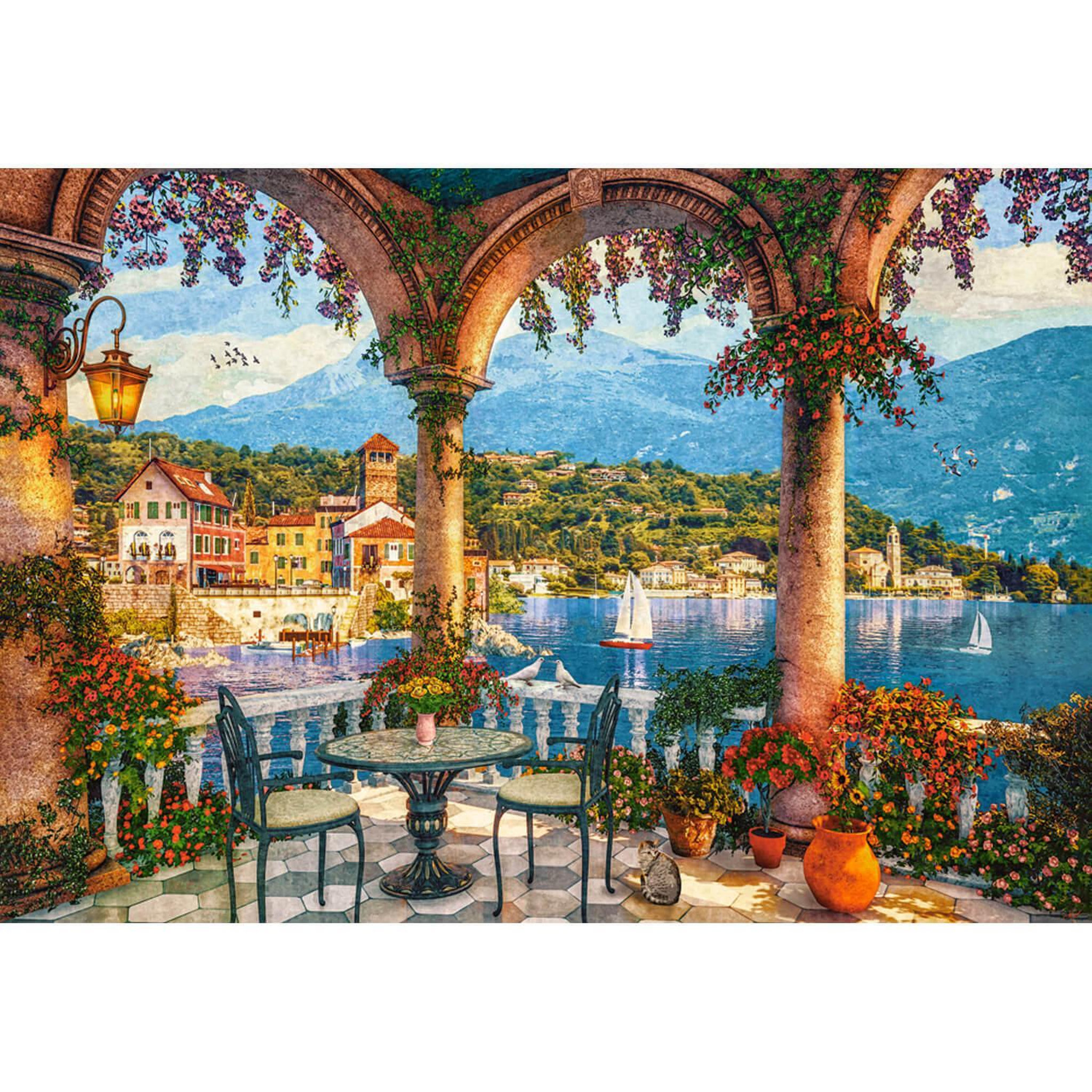 Castorland Puzzle 1000 pièces : Véranda Méditerranéenne