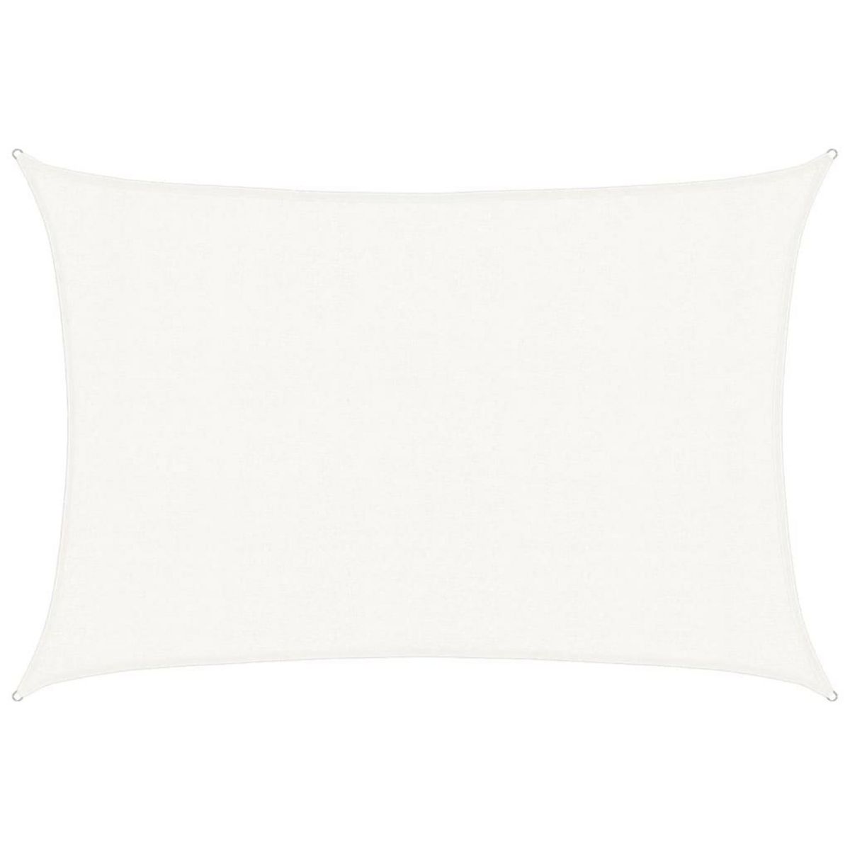 VIDAXL Voile d'ombrage 160 g/m^2 Blanc 3x4 m PEHD