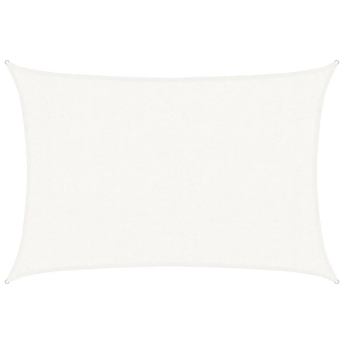 VIDAXL Voile d'ombrage 160 g/m^2 Blanc 3x4 m PEHD