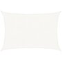 Voir la diapositive 2 : VIDAXL Voile d'ombrage 160 g/m^2 Blanc 3x4 m PEHD