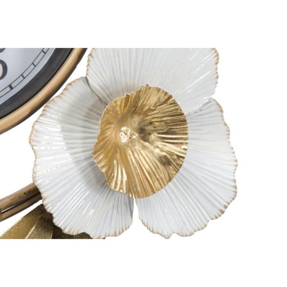 Paris Prix Horloge Murale en Métal  Flow  92cm Or