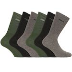 FILA Lot de 6 Paires de tennis homme en viscose de bambou FU5513. Coloris disponibles : Vert