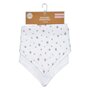 Voir la diapositive 3 : Paris Prix Lot de 2 Bavoirs Bébé  Bandana  41cm Blanc