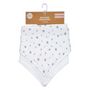 Voir la diapositive 3 : Paris Prix Lot de 2 Bavoirs Bébé  Bandana  41cm Blanc