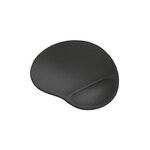 Trust Tapis de souris ergonomique extra large Trust avec repose poignet en gel souple Noir