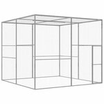 VIDAXL Cage pour chat 3x3x2,5 m Acier galvanise