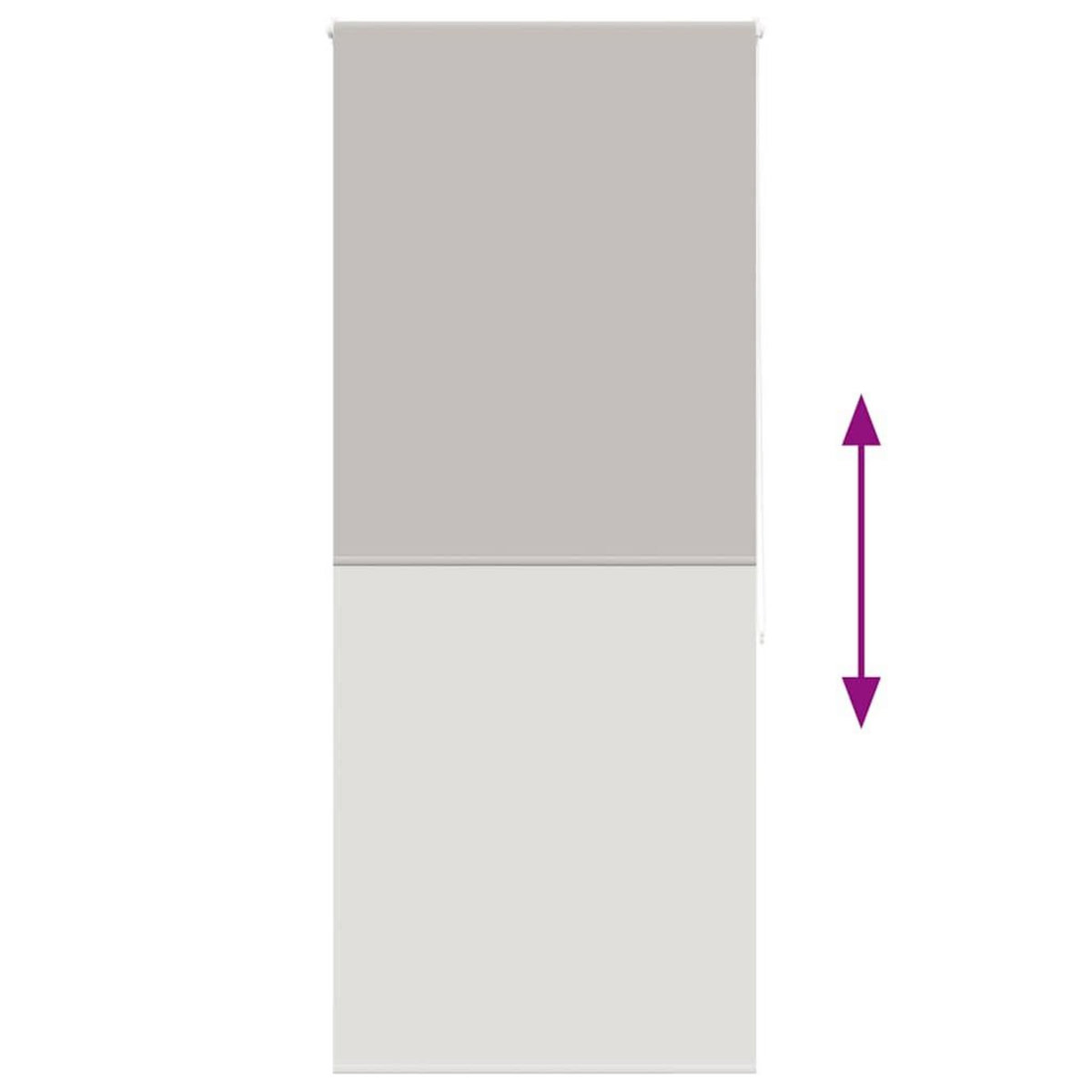 VIDAXL Store enrouleur de douche 100x240 cm largeur du tissu 96 cm