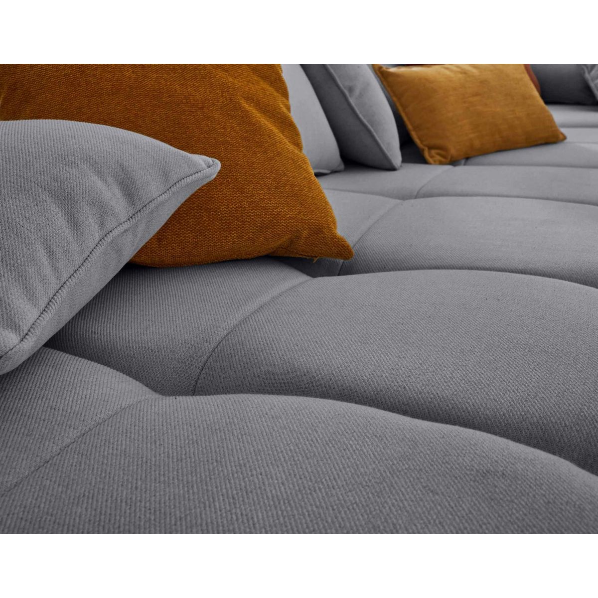 LISA DESIGN Caracas - canapé modulable d'angle droit - 5 places - en tissu