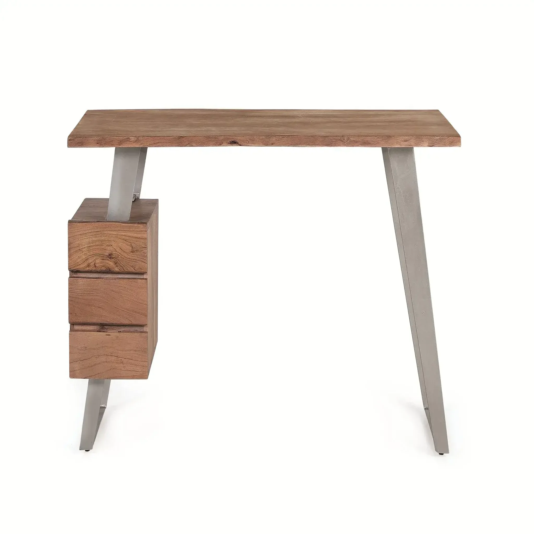 GINER Y COLOMER SL Bureau en bois d'acacia 147 cm style rustique moderne