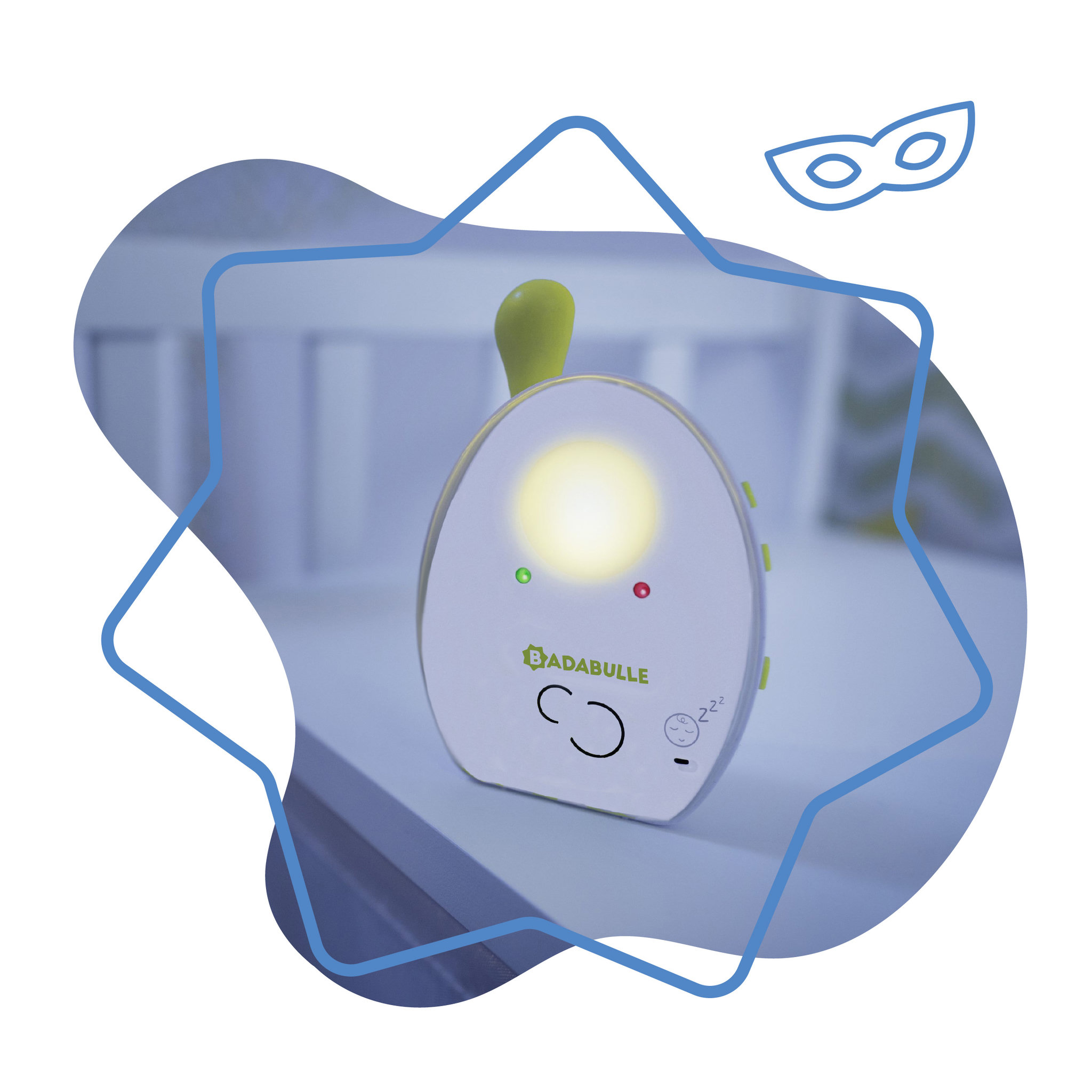 Voir la diapositive 3 : BADABULLE Ecoute-bébé babyphone online 500m 