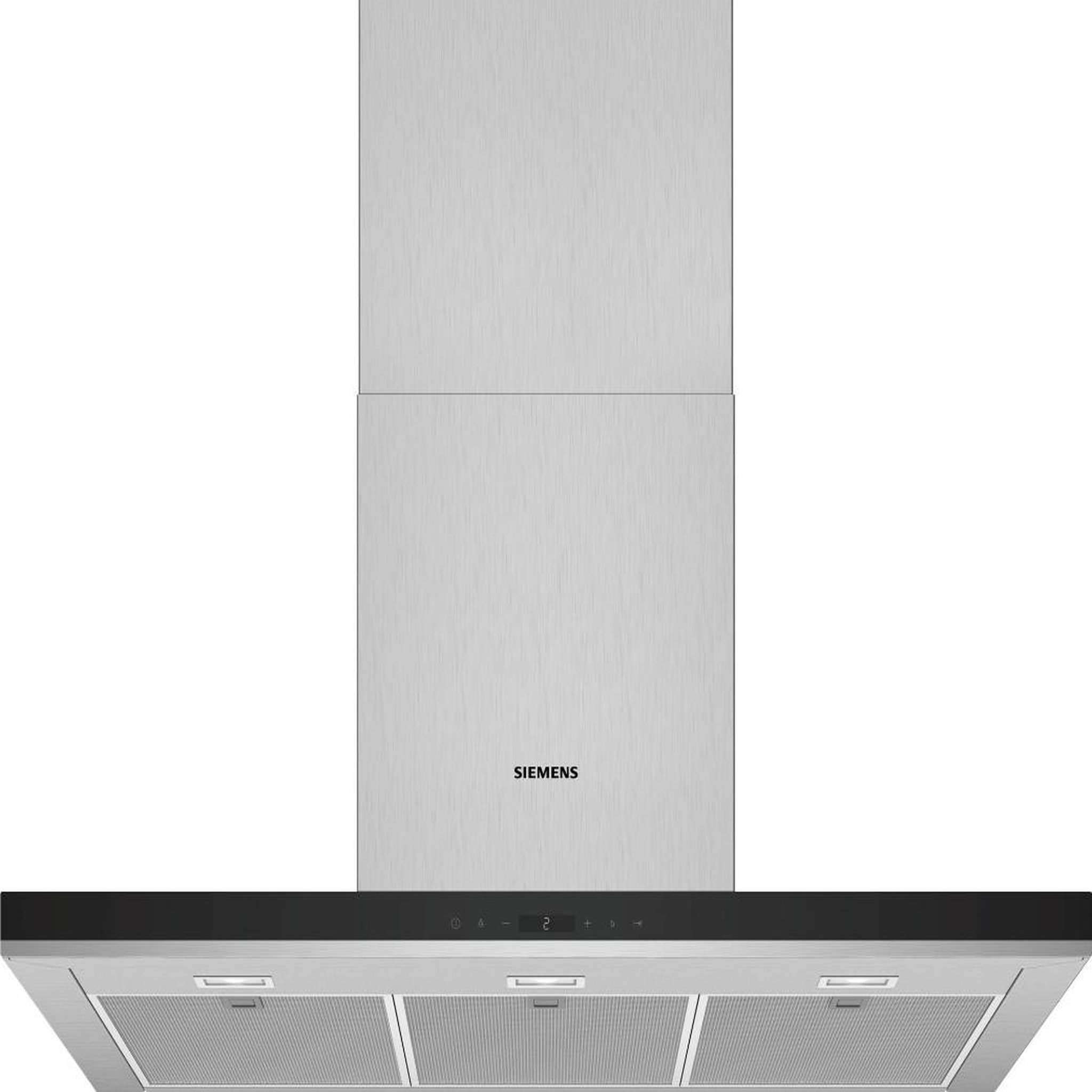 Voir la diapositive 1 : Siemens Hotte décorative murale 90cm 55db 718m3/h inox - lc97bhp50