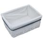 Voir la diapositive 3 : VIDAXL Ensemble de paniers gigognes 3 pcs Blanc Saule