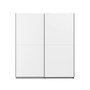 Voir la diapositive 1 : FINLANDEK FINLANDEK Armoire de chambre ULOS style contemporain blanc - L 170,3 cm