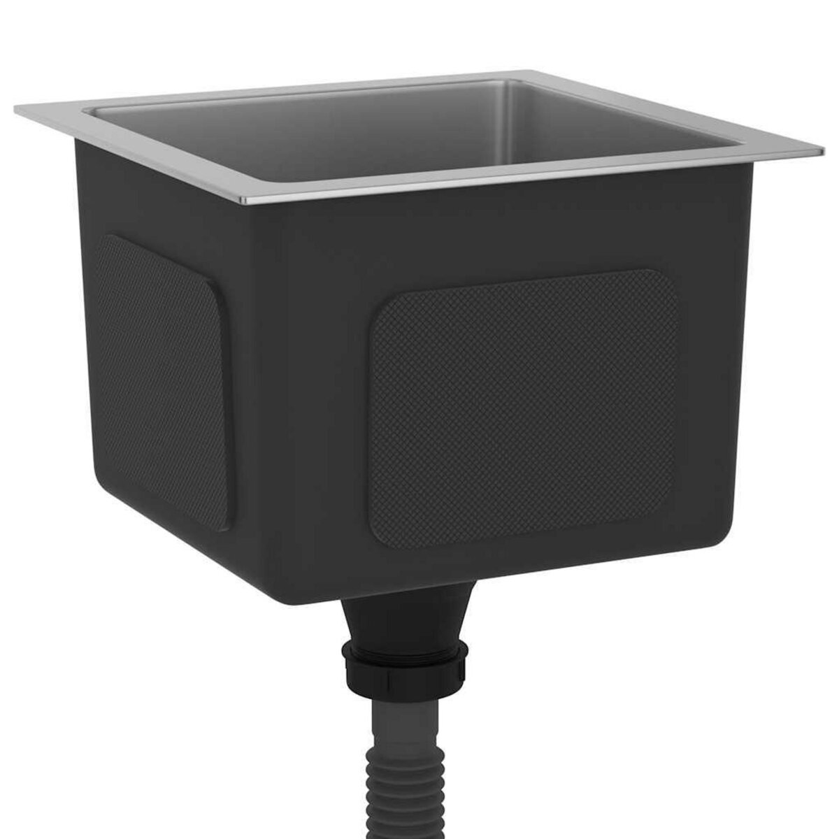 VIDAXL Evier de cuisine fait main Acier inoxydable