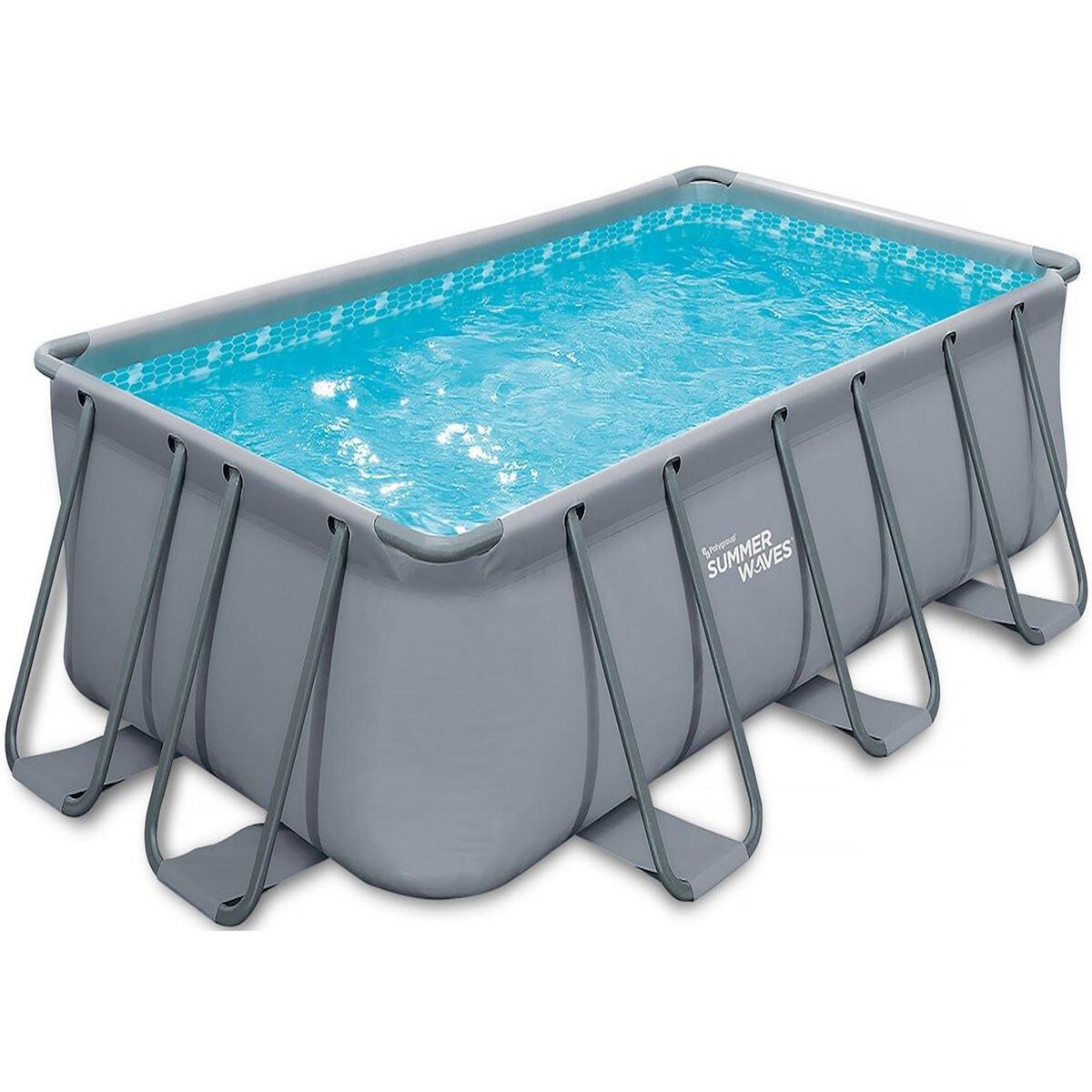Habitat et Jardin Piscine tubulaire LUDO 3 - 5.49 x 2.74 x 1.32 m - filtration 5.29 m3/h
