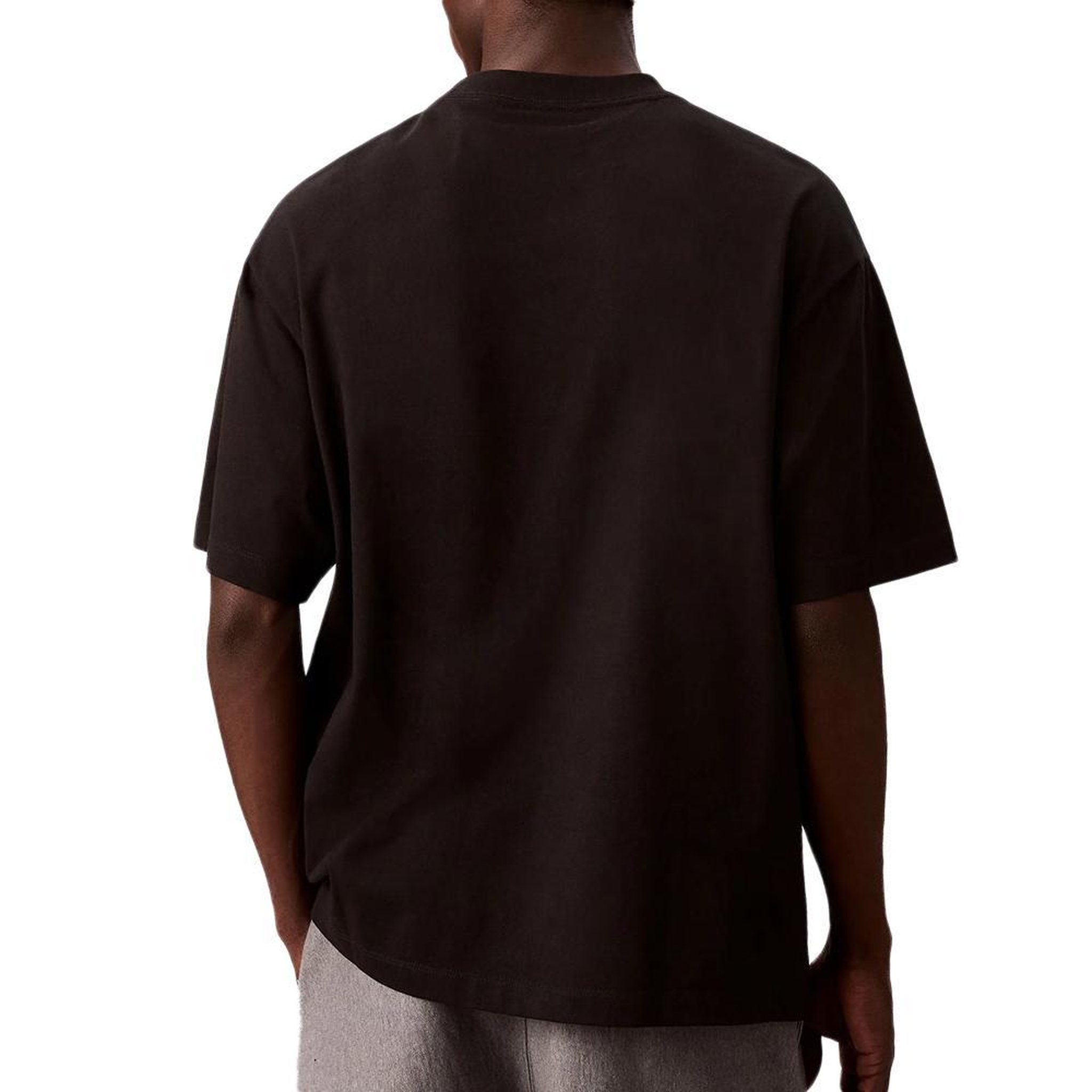 Voir la diapositive 2 : CALVIN KLEIN JEANS T-Shirt Noir Homme Calvin Klein Jeans Monologo LV04RB295G