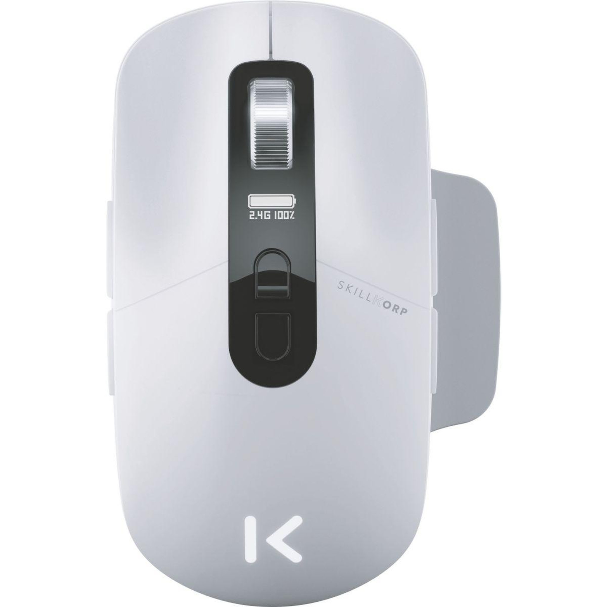 SKILLKORP Souris gamer sans fil ambi one blanche progress