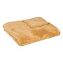 Voir la diapositive 1 : ATMOSPHERA Plaid en Flanelle  Zoa  125x150cm Ocre