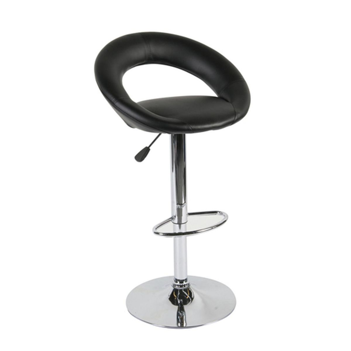 TOILINUX Lot de 2 tabourets de bar Sasha simili