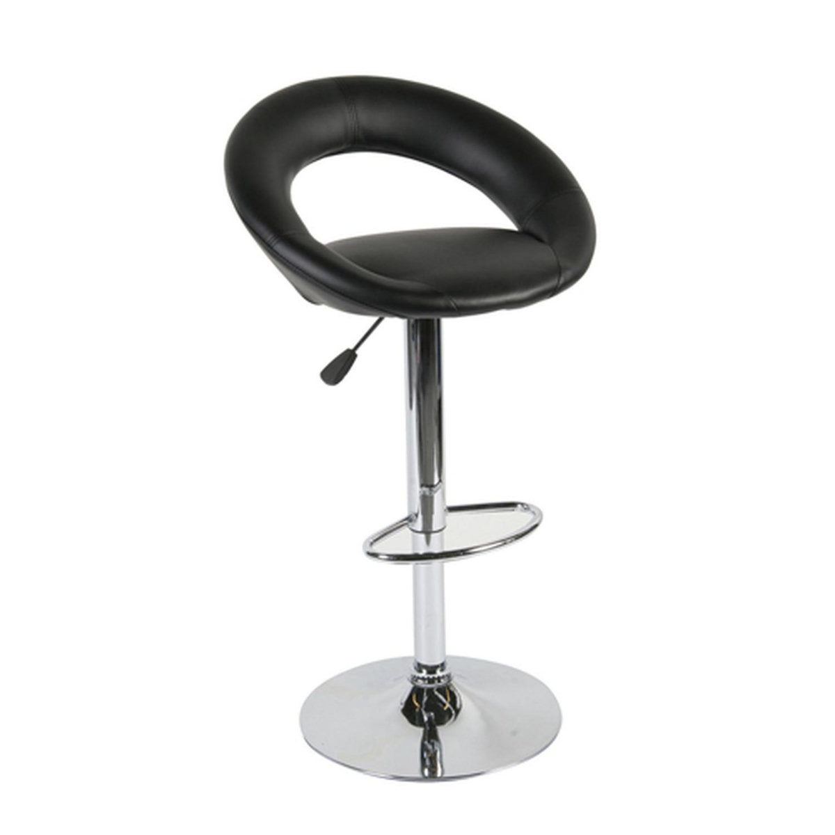 TOILINUX Lot de 2 tabourets de bar Sasha simili