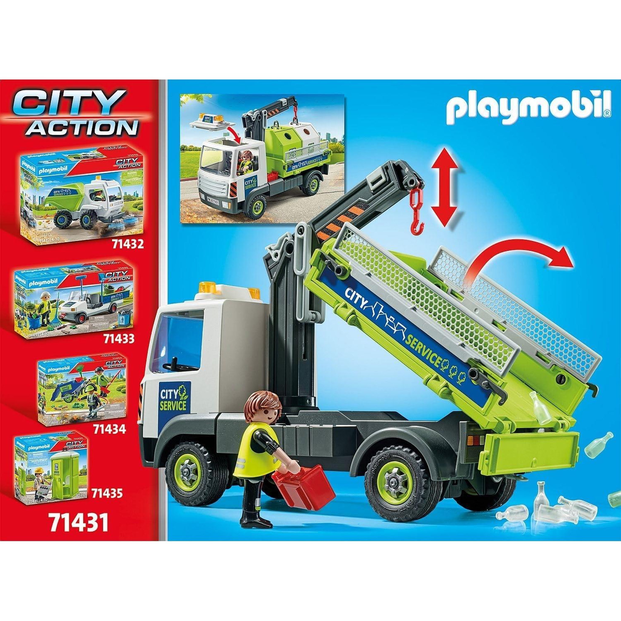 Voir la diapositive 6 : PLAYMOBIL Camion-grue de recyclage de verre