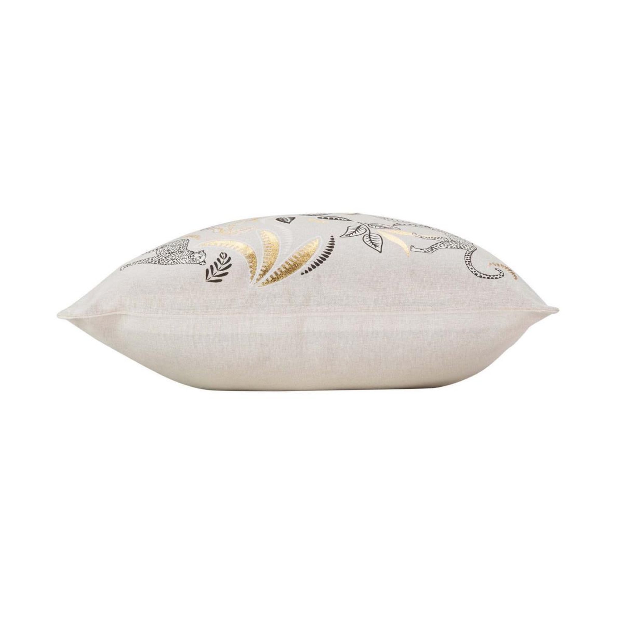 Voir la diapositive 2 : Douceur d'Intérieur Housse de coussin imprimé  malaga  40x40cm naturel