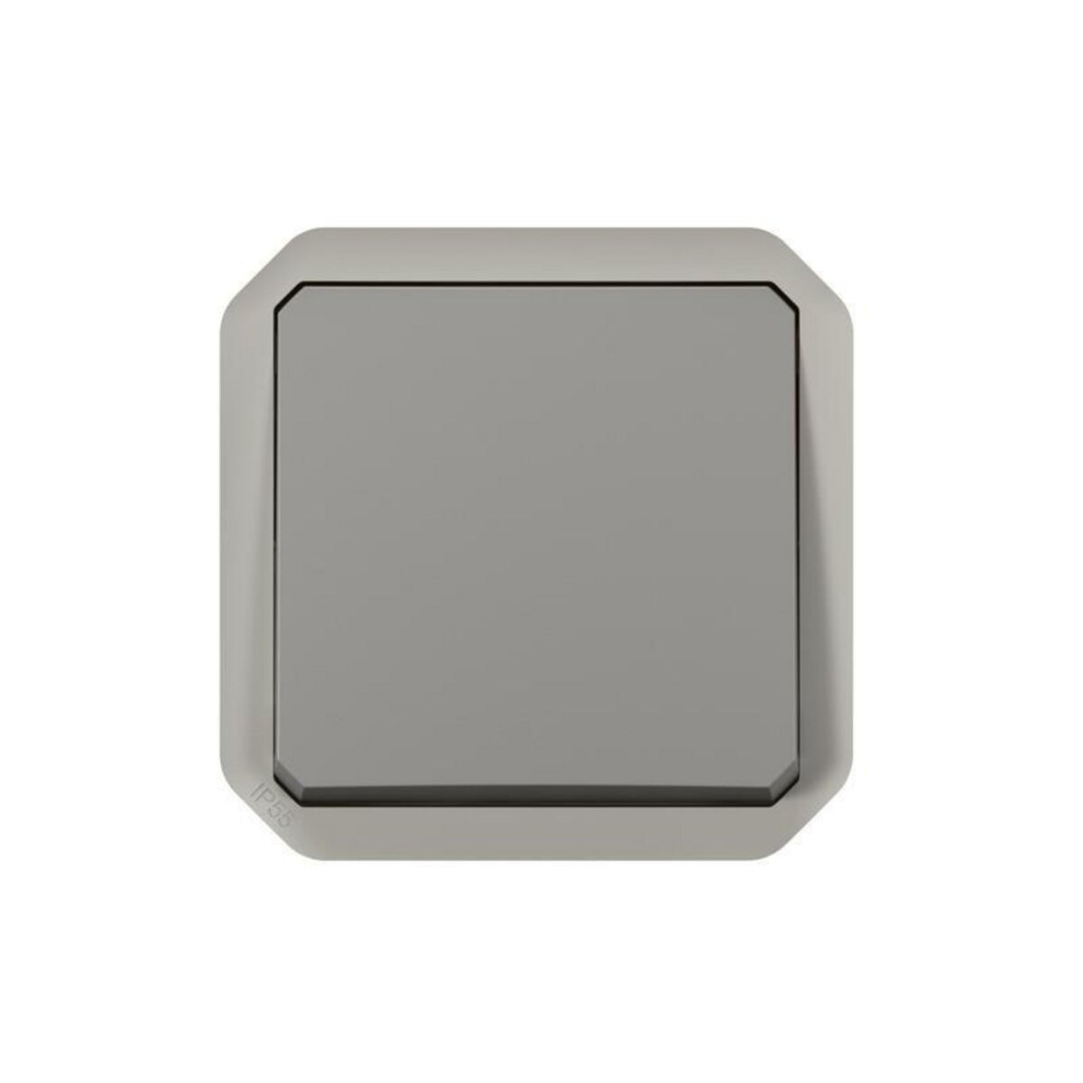 Legrand Interrupteur ou va et vient étanche PLEXO 10AX 250V~ avec enjoliveur finition gris (boîte de 10) LEGRAND 069511L