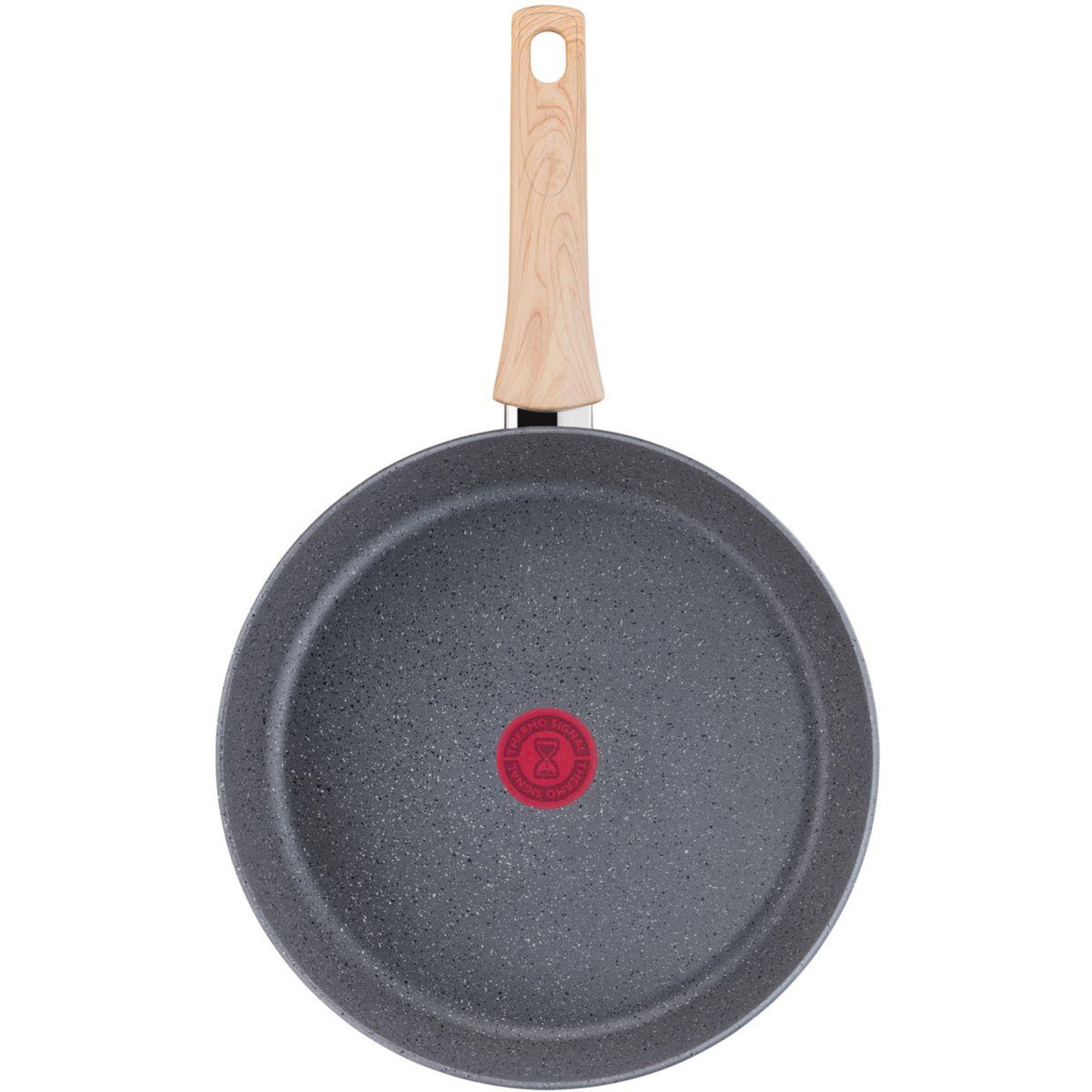 Voir la diapositive 3 : TEFAL Poêle Natural Force 24 cm gris moucheté