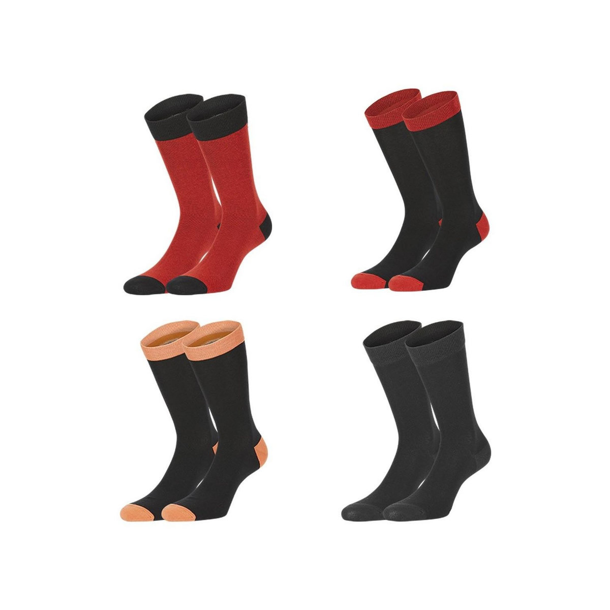 FREEGUN Lot de 8 paires de chaussettes Naruto Shippuden Homme