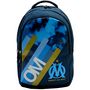 Voir la diapositive 1 : Sac à dos 2 compartiments OLYMPIQUE DE MARSEILLE Football bleu