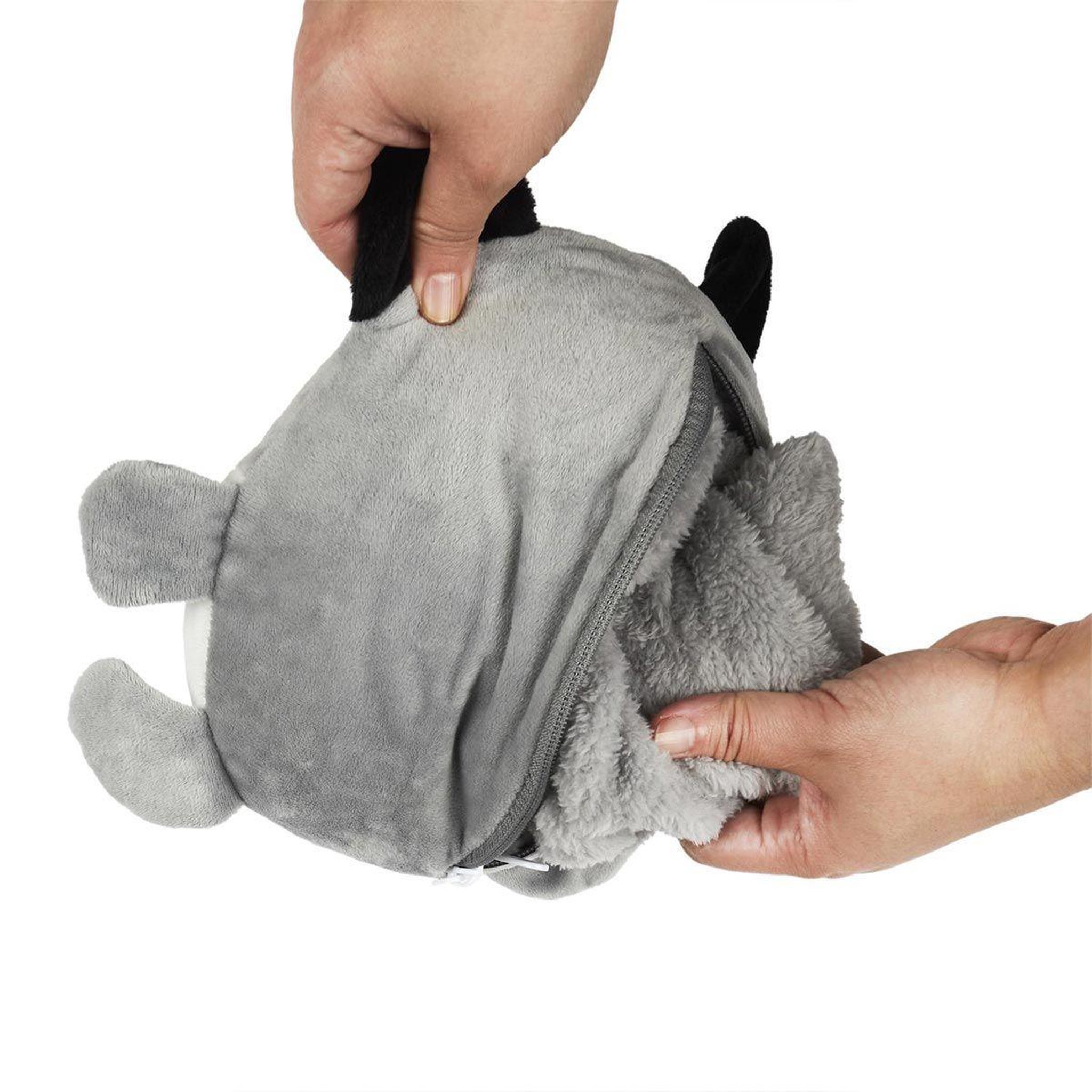 Voir la diapositive 3 : HOME DECO KIDS Sweat pochon peluche  enfant  66cm gris