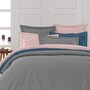 Voir la diapositive 3 : Sensei Maison Housse de couette en percale coton SOFT PERCALE