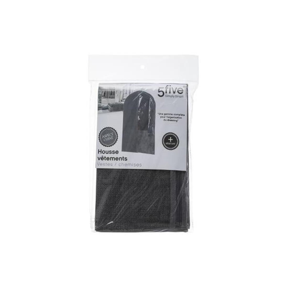 FIVE Housse de Vêtements  Dressing  100cm Gris Foncé