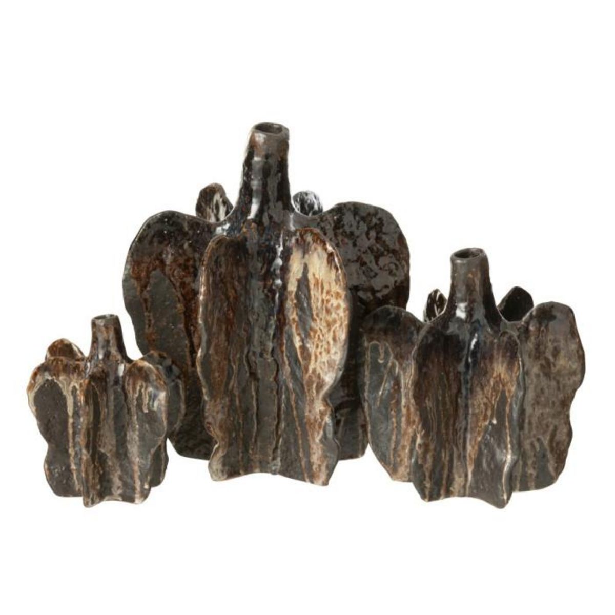 Paris Prix Vase Déco en Céramique  Naga  20cm Marron