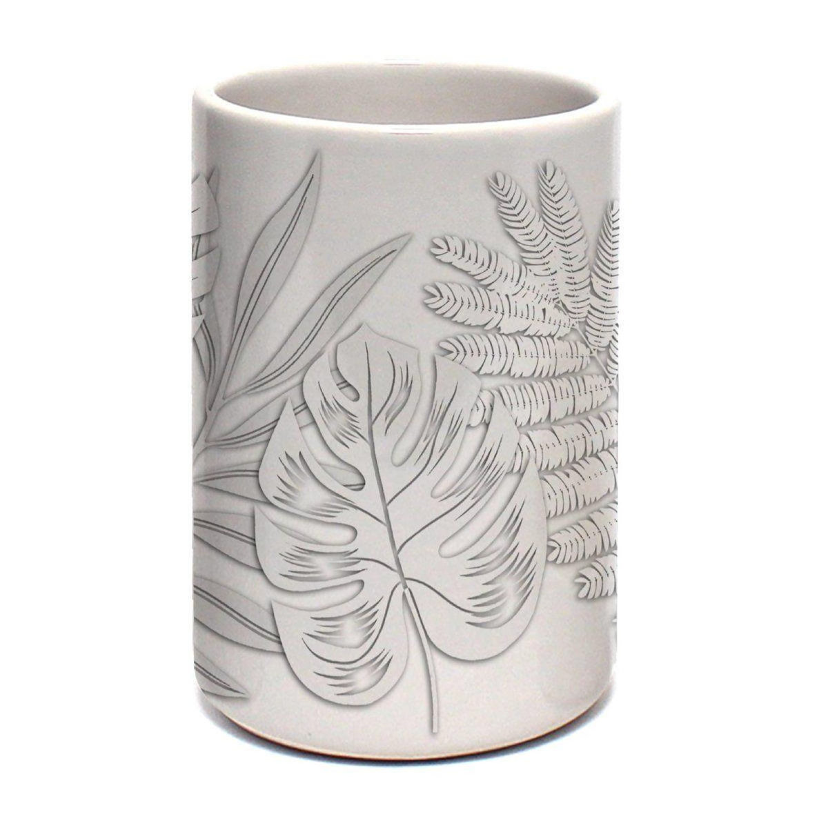 Paris Prix Gobelet Brosse à Dents Imprimé  Amber  10cm Gris