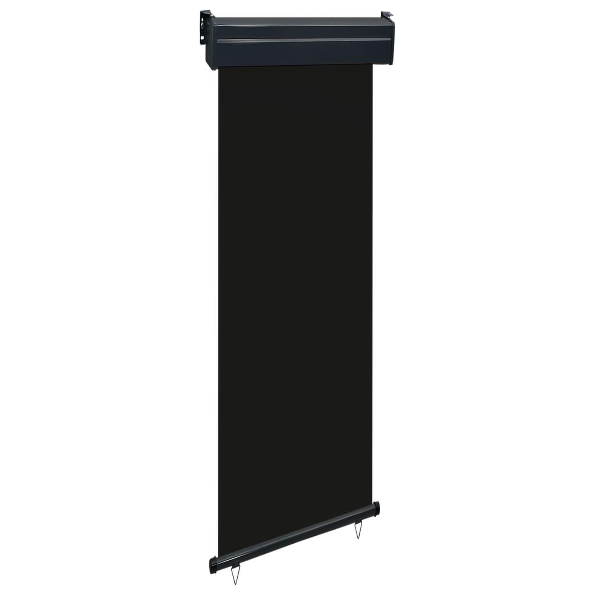 VIDAXL Auvent lateral de balcon 65x250 cm noir