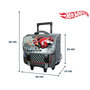 Voir la diapositive 6 : Bagtrotter BAGTROTTER Cartable à roulettes 38 cm Hot Wheels voitures Gris
